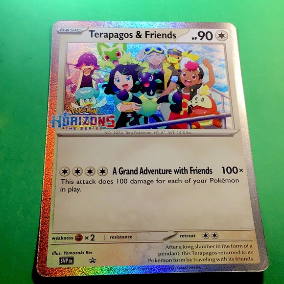 TERAPAGOS & FRIENDS (JUMBO CARD) 7-1/2”INCH TALL 5”INCHES WIDE HOLO RARE NEW - Picture 1 of 2